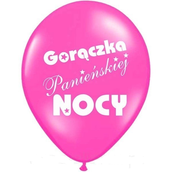 

Balony Panieński gadżet Gorączka Panieńskiej Nocy