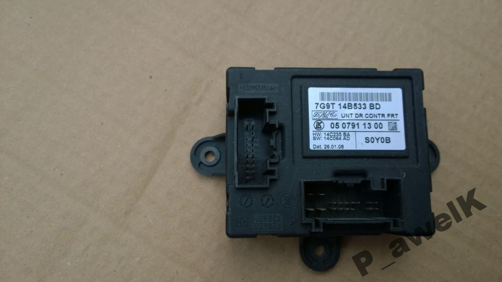 МОДУЛЬ УПРАВЛЕНИЯ ПЕРЕДНЕЙ ЛЕВОЙ ДВЕРИ FORD S-MAX SMAX