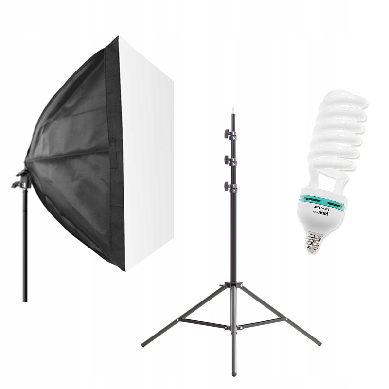 

Lampa studyjna Softbox 40x40cm 400W studio foto