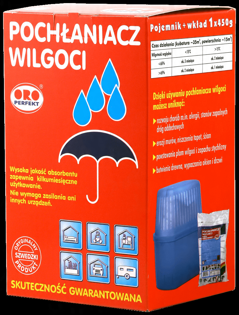 

Oro Pochłaniacz wilgoci urządzenie z wkładem