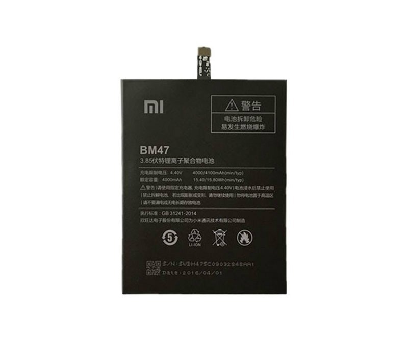 

Bateria Xiaomi BM47 Redmi 3 4000/4100mAh