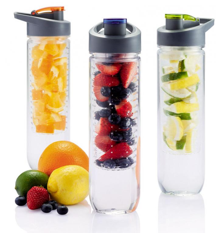

Xdmodo Bidon z pojemnikiem na owoce 800 ml-3kolory