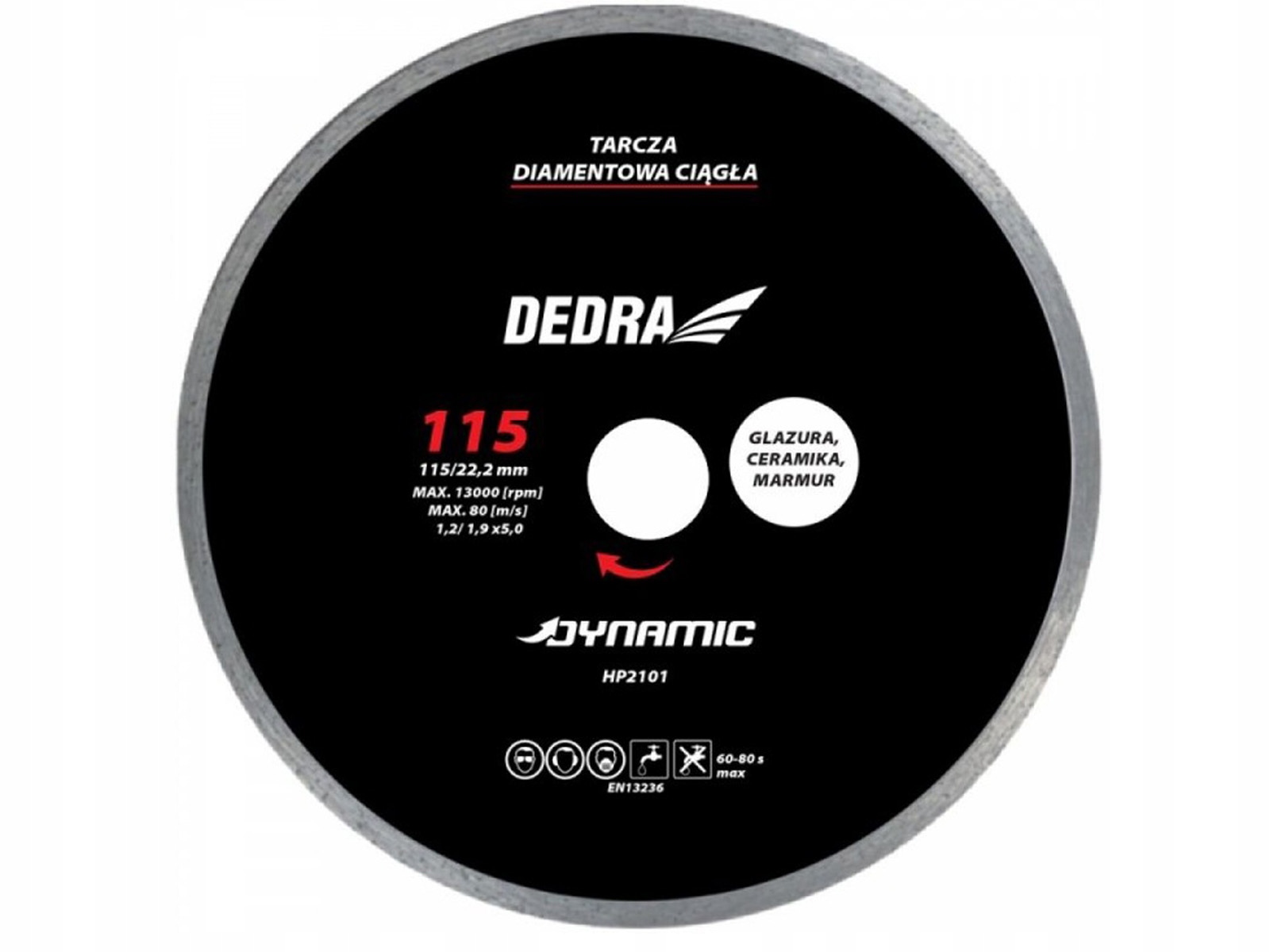 

Dedra Tarcza diamentowa Dynamic 200x25,4 HP2105E