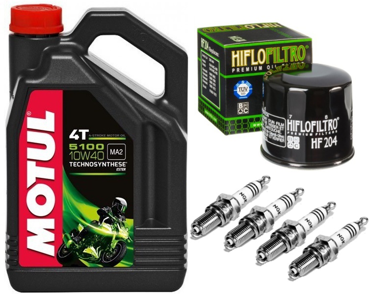 motuL 5100 - Свечи фильтра масла Кавасаки ЗС-9Р 900 ниндзя 00-03