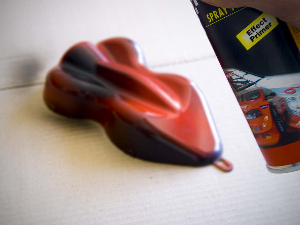 ZESTAW LAKIER DO FELG EFEKT CHROMU PODKLAD Packaging Spray