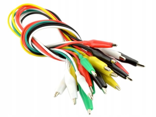 

Komplet Złącze Kabli Krokodylki 10szt. 50cm 32mm