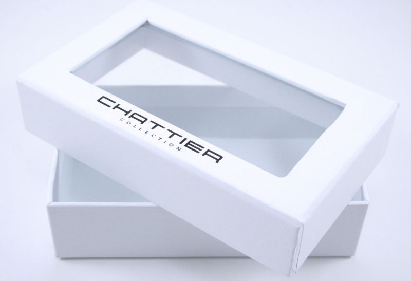 Stylowa mucha z poszetką - Chattier Wzór dominujący kratka