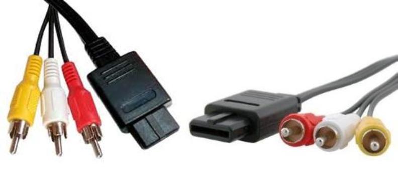 IRIS Kabel przewód TV composite AV 3 x RCA do Nintendo 64 GameCube SNES Typ kabel