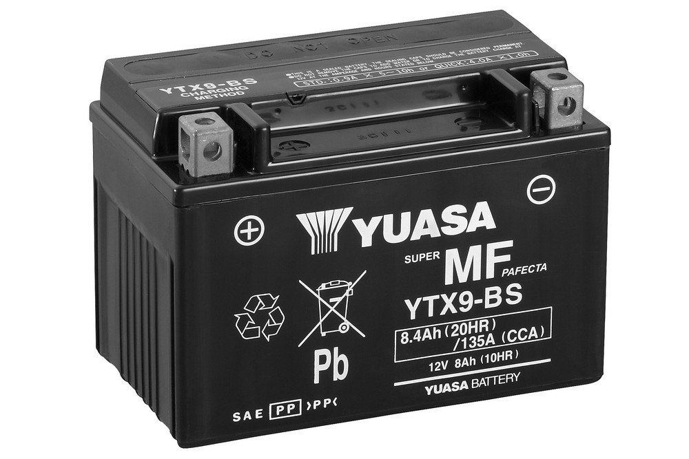 Аккумулятор Yuasa YTX9-BS 12V 8.4 Ah 135A оригинал
