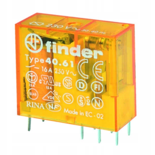 

Przekaźnik Elektromagnetyczny 230V 16A/250V 1,2VA