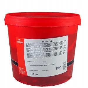 ORLEN Smar Liten ŁT-43 4,5kg - litowy smar do łożysk tocznych i ślizgowych