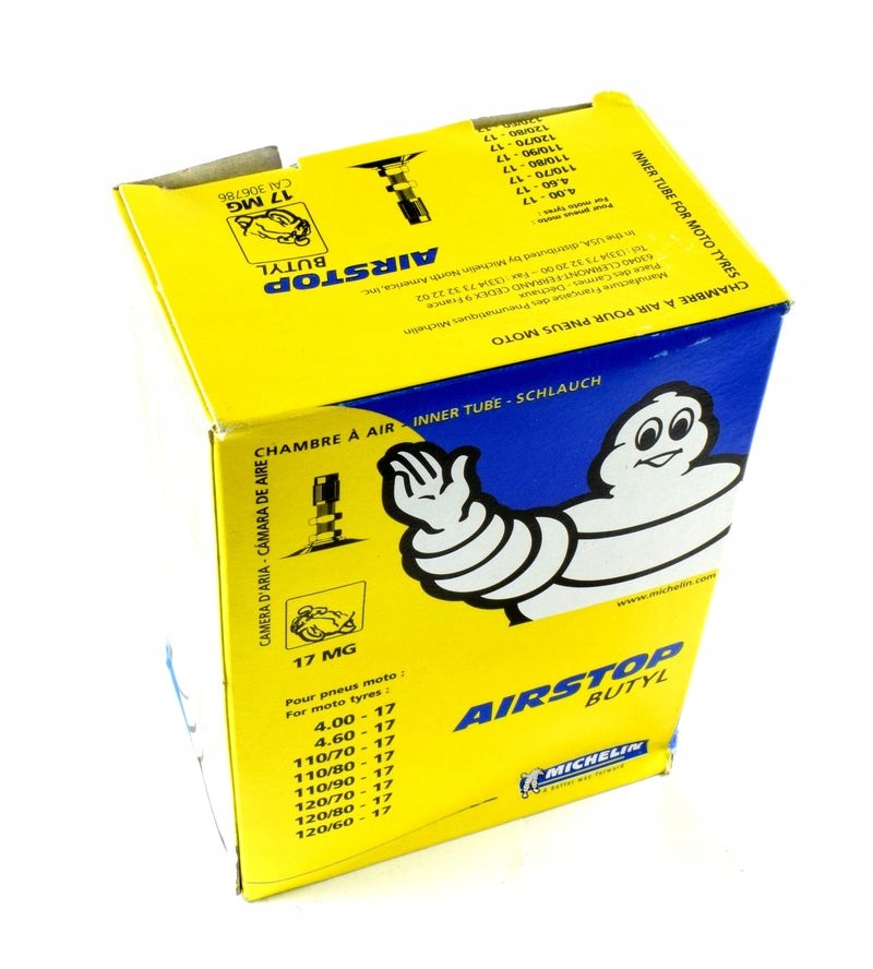 

Dętka Michelin 3.25-18 3.50-18 110/80-18 120/80-18