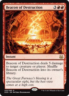 Mtg Beacon of Destruction (Rare)