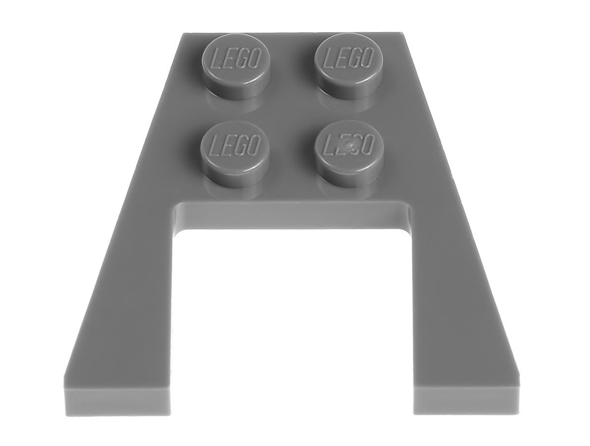 

Lego Płytka ścięta 4x4 43719 szara ciemna 2 szt.