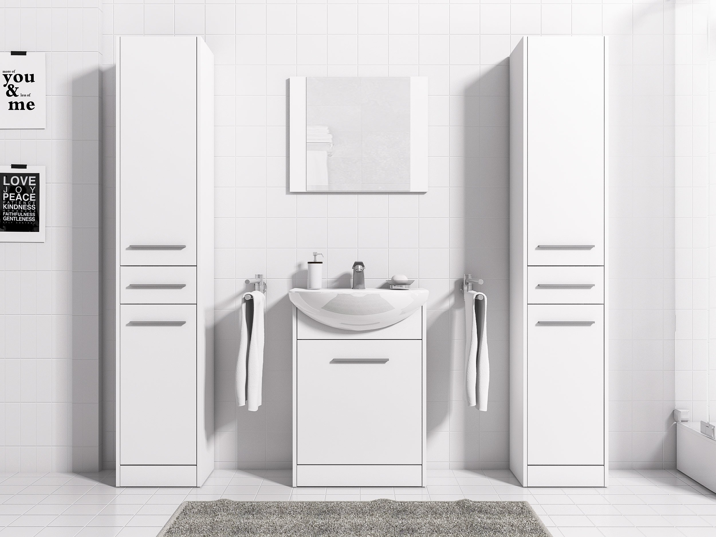 Kúpeľňový nábytok SLIM MAX 2 zrkadlo MEBLOHAUS