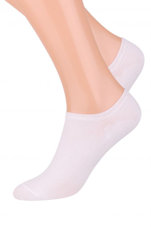 

Stopki Steven Invisible płytkie 41-43 białe