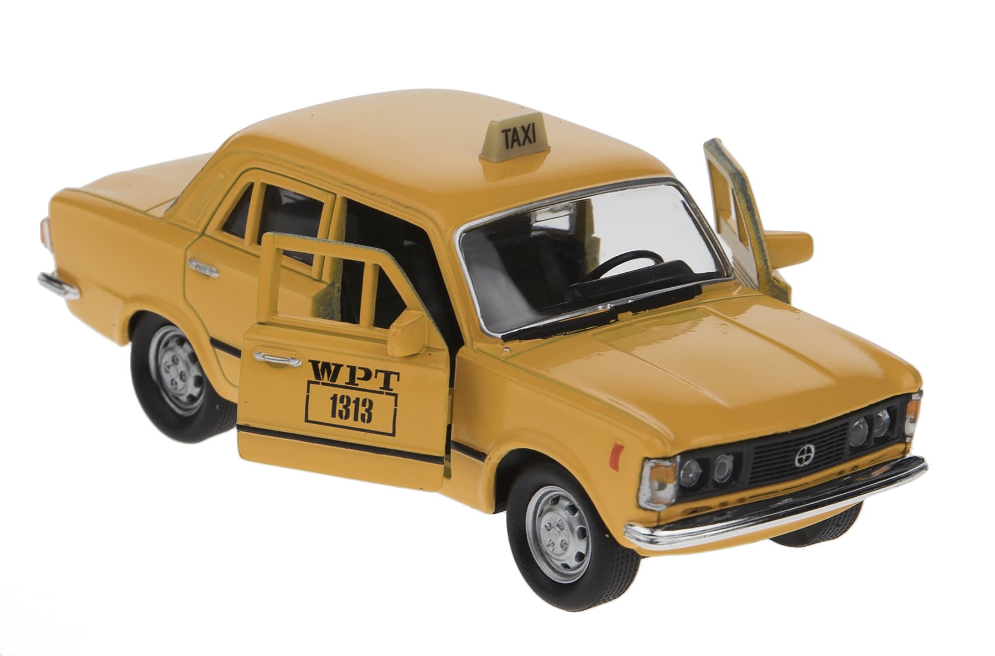 FIAT 125 TAXI 1313 ZMIENNICY MODEL WELLY 1:34