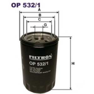 

Filtron Filtr oleju OP532/1 Ford;jeep;land Rover;m