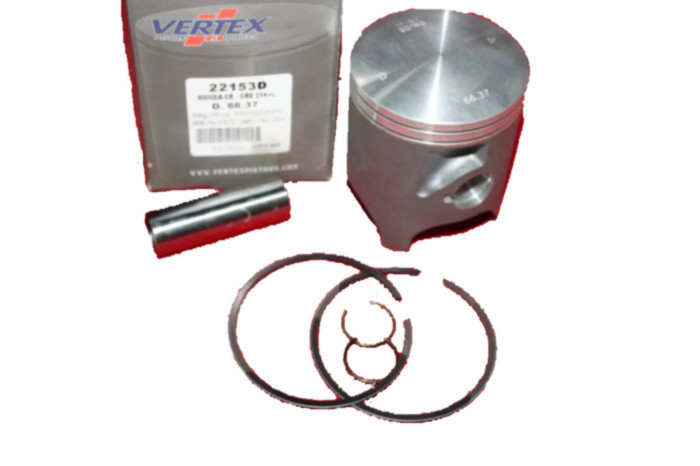 Piest krúžky Vertex 66,37 22153D Honda Cr 250 86-94