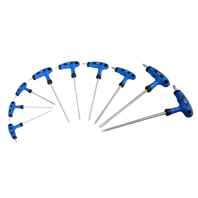 

Klucze Torx Security z Otworem Wkrętak Typ T -9szt