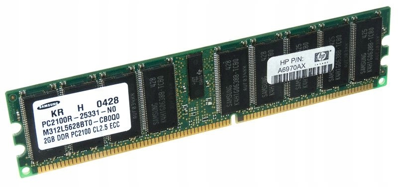 Samsung M312L5628BT0-CB0Q0 2GB PC-2100 Ddr Sdram