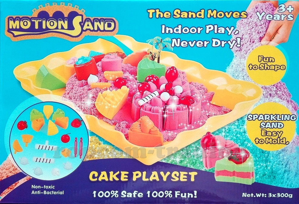 Песок песочница формы для печенья Motion Sand 3x Character none