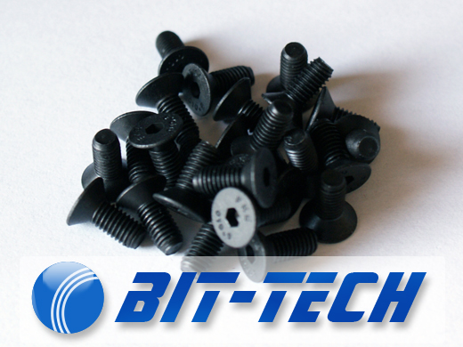 Śruba stożkowa czarna M5x30 gniazdo imbus 10szt. Marka BIT-TECH