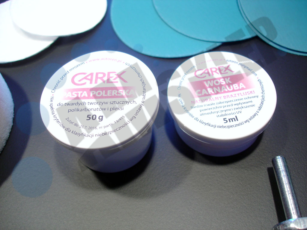 ZESTAW DO RENOWACJI REGENERACJI REFLEKTORÓW FILM Producent Carex