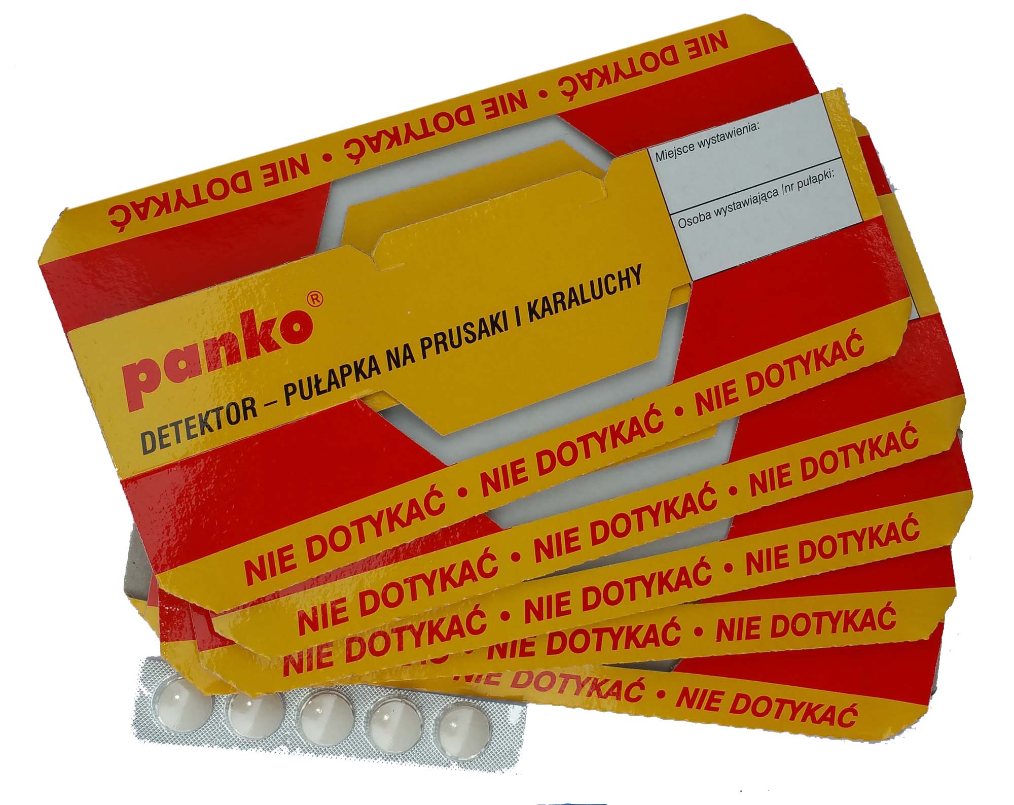 

Pułapka na prusaki i karaluchy 5szt lep detektor