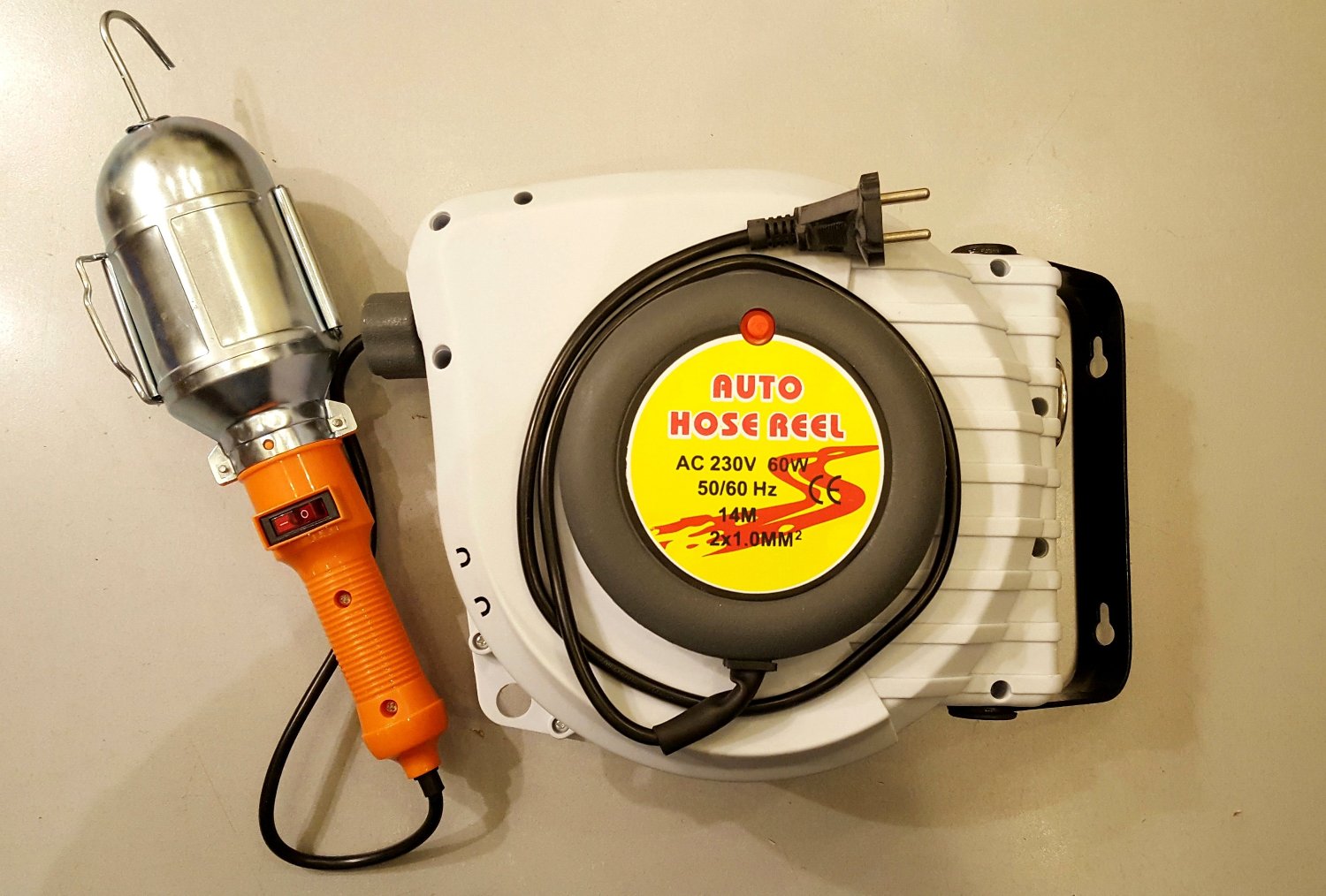 Elektrický Automatický Navíjač Kábla 14 m 60 W
