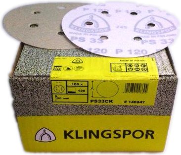 

Papier ścierny krążek rzep 150mm P80-400 100szt