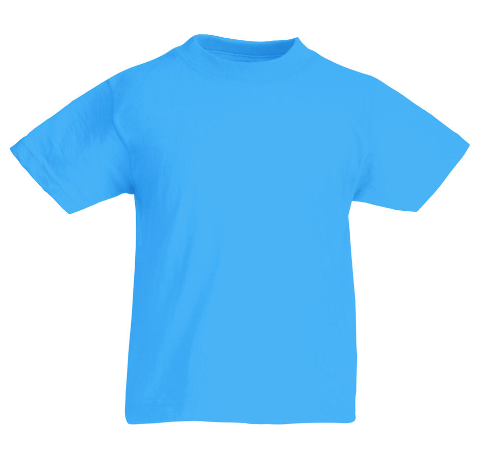 

Fruit of the Loom T-shirt KidOrg Azure Blue 7-8