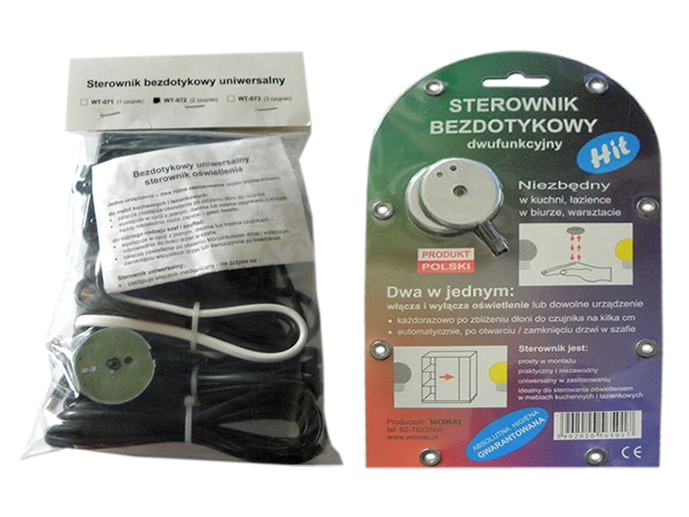 

AP12 Bezdotykowy Sterownik Światła Led 2 Czujniki