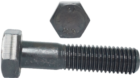 

M8x100 Śruby łeb 6-kątny 12.9 czarne Din 931 2szt.