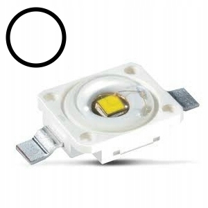 

Dioda Led Smd biała 4000K 3.2V 350mA 120° 2-SMD