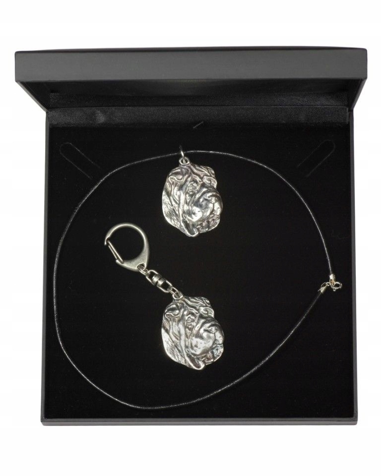 

Shar Pei Naszyjnik i Brelok w pudełku