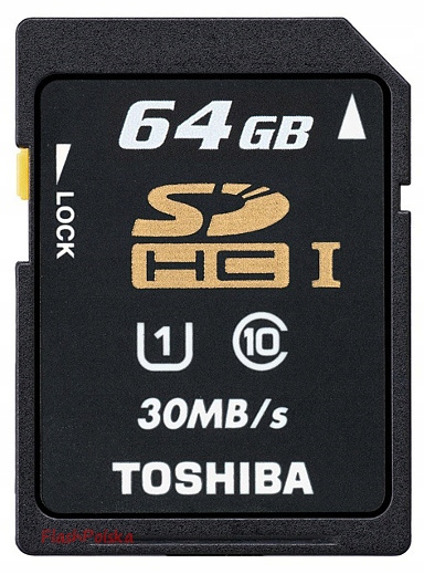 

Karta Pamięci Toshiba Duża Sd 64GB class 10 Uhs