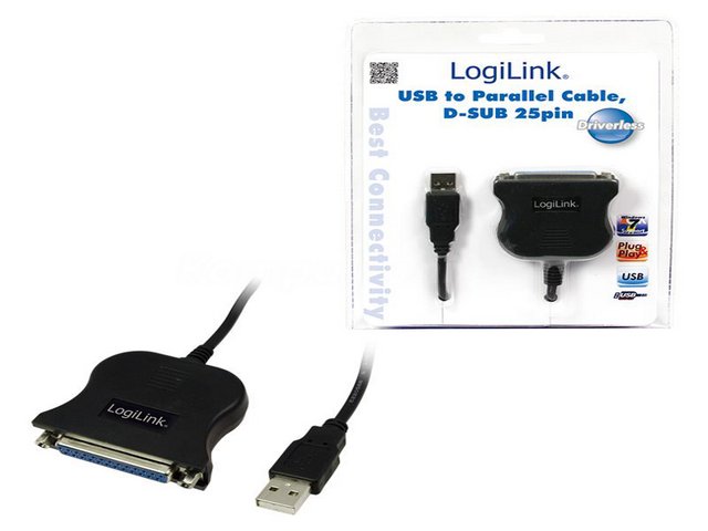 Adapter Usb Do Lpt Centronics Db Logilink Win Sklep Opinie Cena W Allegro Pl