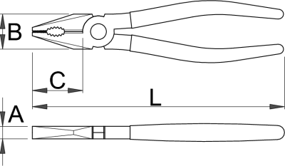 Szczypce uniwersalne VDE izolowane 200mm Unior Marka Unior