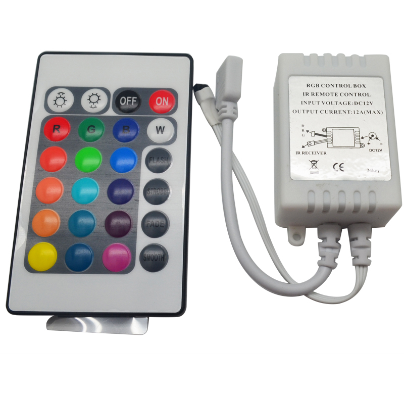 

Kontroler 24 Key do Taśma Led Rgb Sterownik na Ir