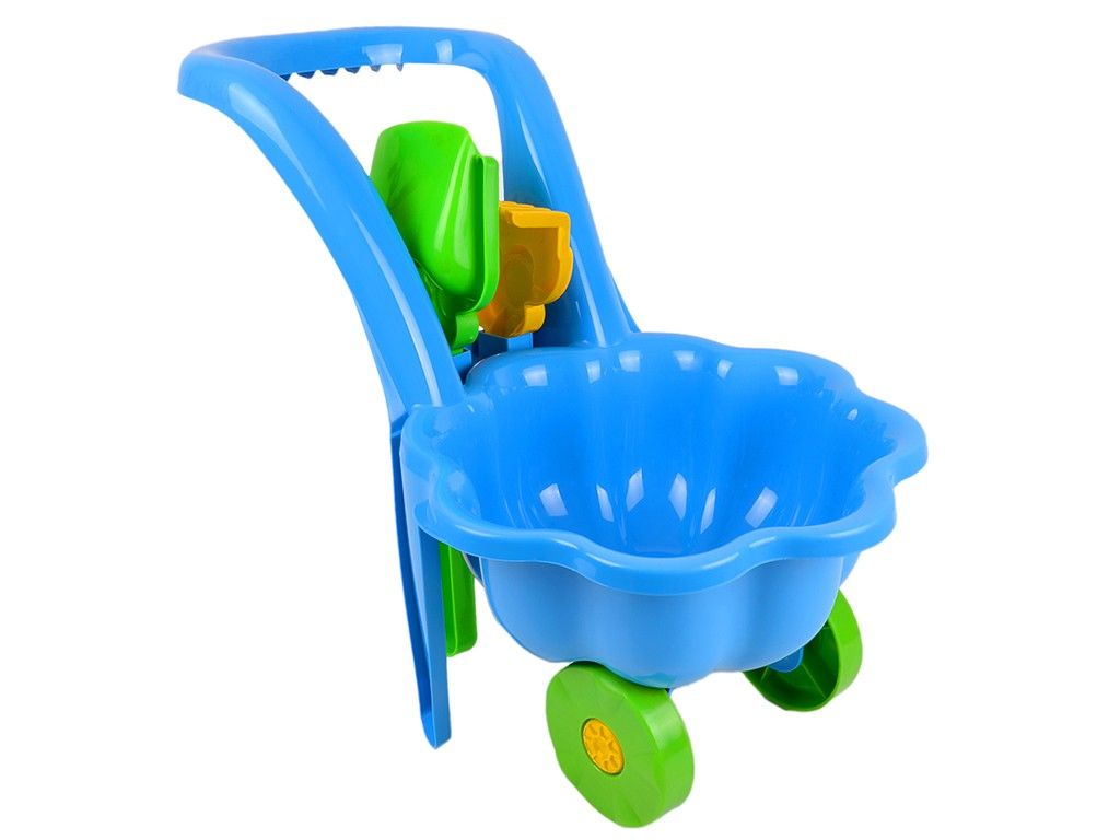 НАБОР ДЛЯ ПЕСКА ДЛЯ ДЕТЕЙ ТАЧКА ЛОПАТКА ГРАБЛИ