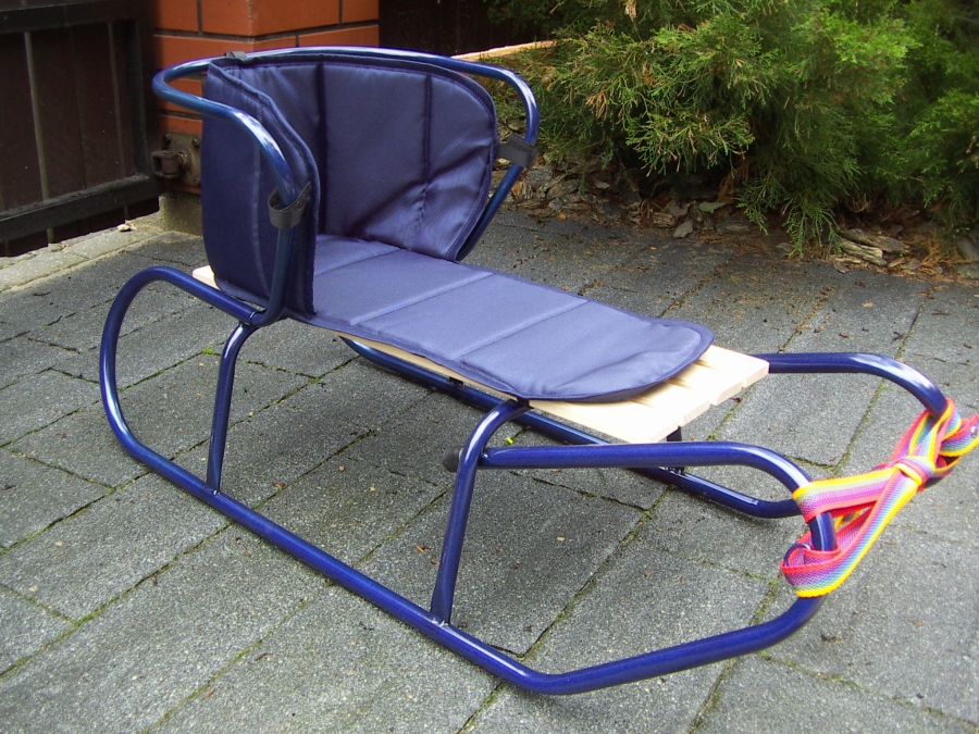 POLSKIE SANKI BASIC Z OPARCIEM I MATERACYKIEM ! Typ Tradycyjne