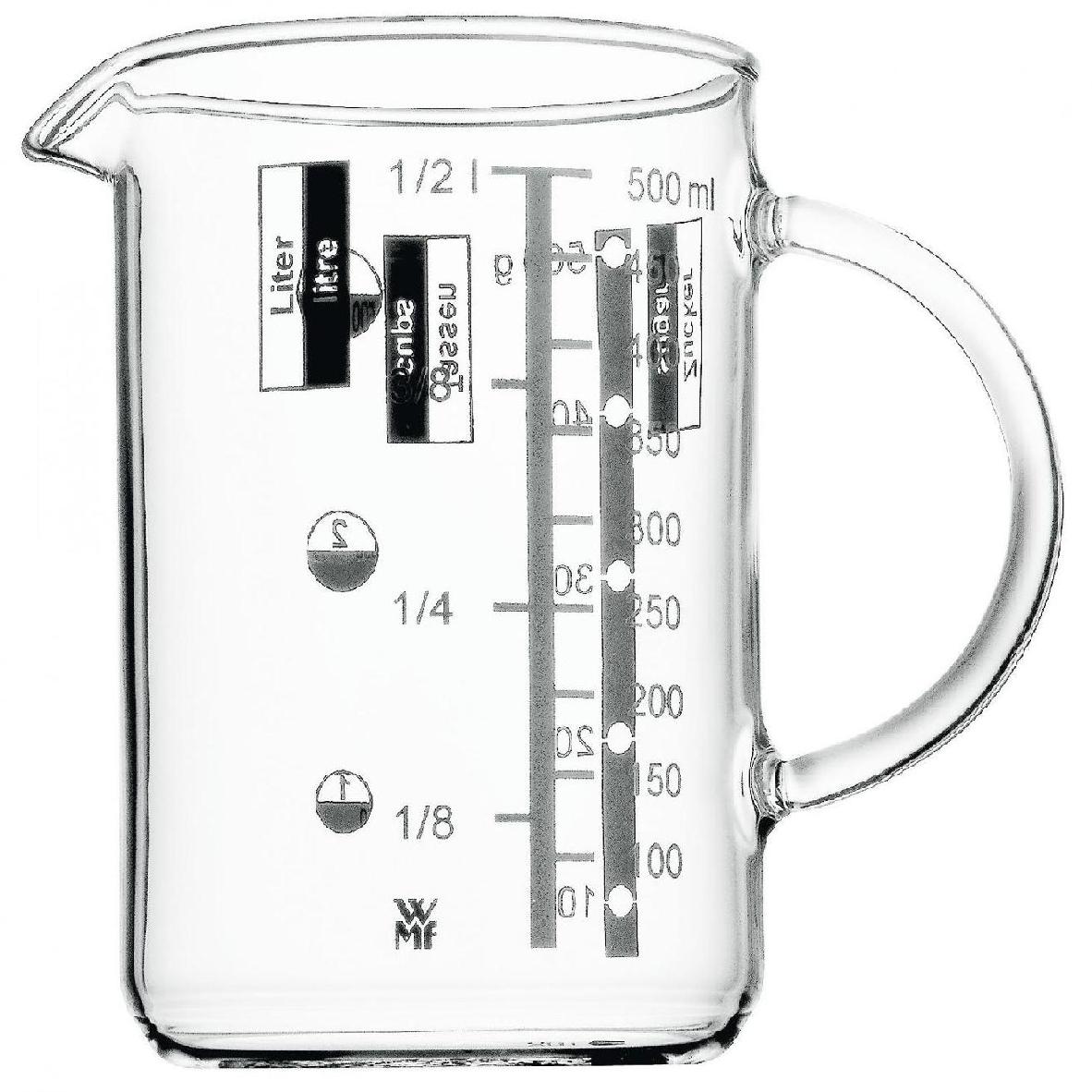 

Wmf Szklany dzbanek z miarką 0,5l ml, gramy