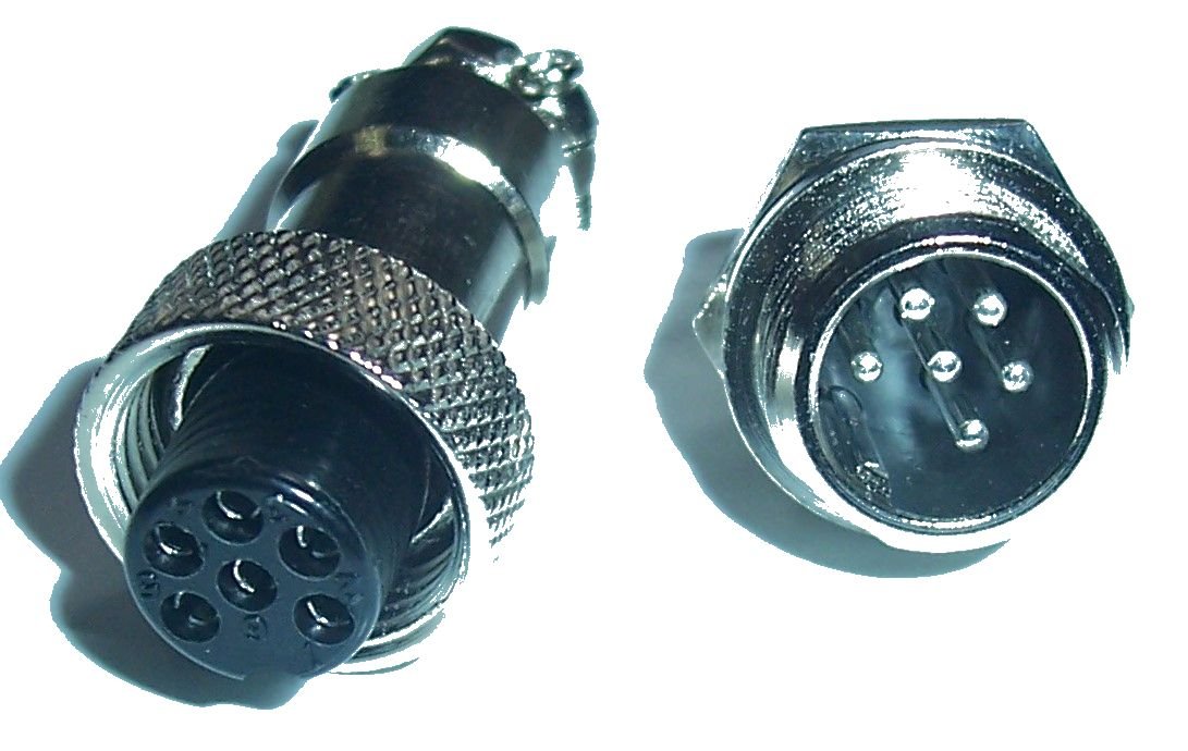 

Złącze wtyk+gniazdo Mini Nc/cb 6pin Metalowe (2635