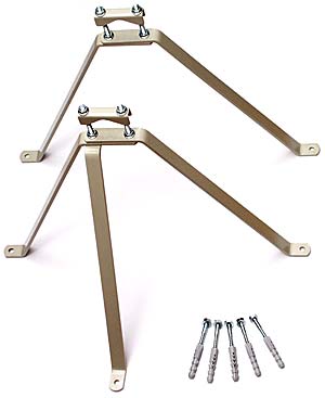 Objímka zděného držáku stožáru trubky 40 cm