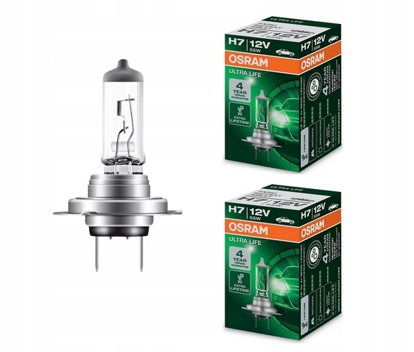 Żarówka Osram H7 Ultra Life 12V 55W 2 sztuki Producent Osram