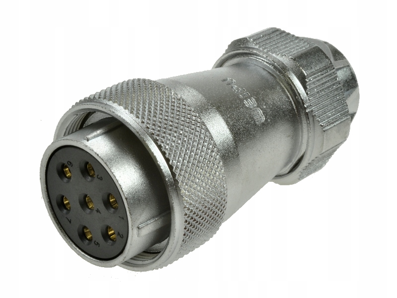 

Gniazdo 7 pin IP67 25A 500V Weipu