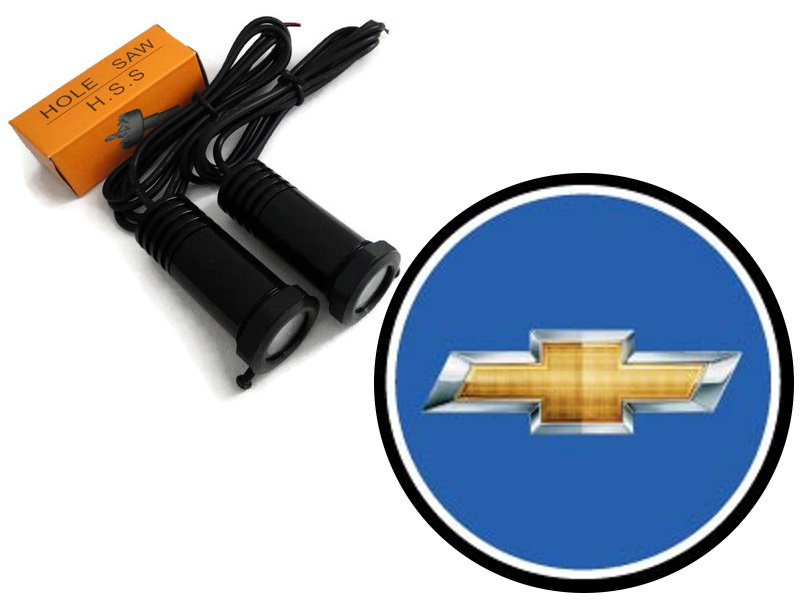 СВЕТА LED ПРИВЕТСТВИЕ ЛОГОТИП CHEVROLET MAXX МОЩНОСТЬx7w