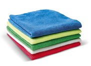 

Ścierka z mikrofazy 32x32 320g zielona mikrofibra