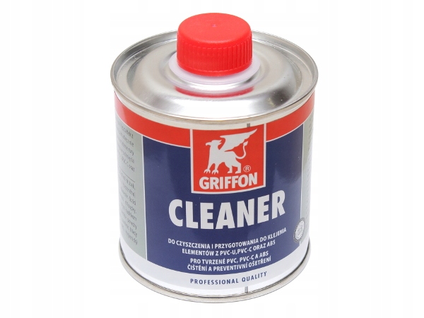 

Cleaner do rur Pvc-u i Pvc-c Griffon 250ml